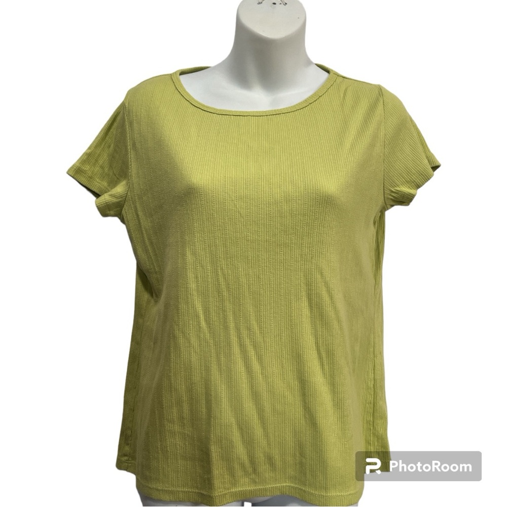 Lands End Lime green tee shirt size Small 4-6